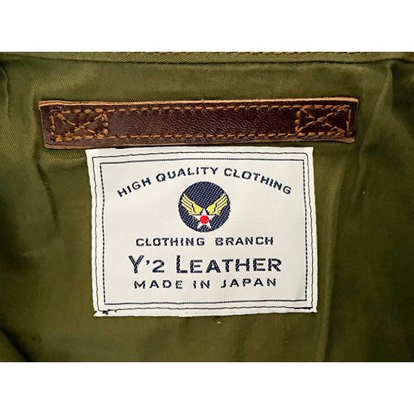 Y'2 LEATHER ワイツーレザー フライトジャケット A-2 PULL UP HORSE プルアップレザー 馬革 アメカジ バイカー ミリタリー メンズ |  | 11