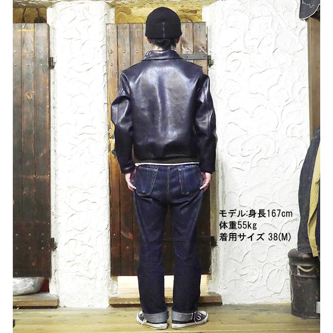 Y'2 LEATHER ワイツーレザー フライトジャケット A-2 インディゴホース 馬革 2024年 アメカジ バイカー ミリタリー メンズ 日本製 |  | 03