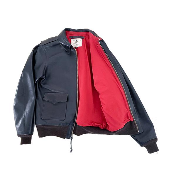 VINTAGE★A-2 フライトジャケット★ペイント レザージャケット★USA製 レプリカ アメリカ陸軍航空隊 USAAF A-2 レザージャケット