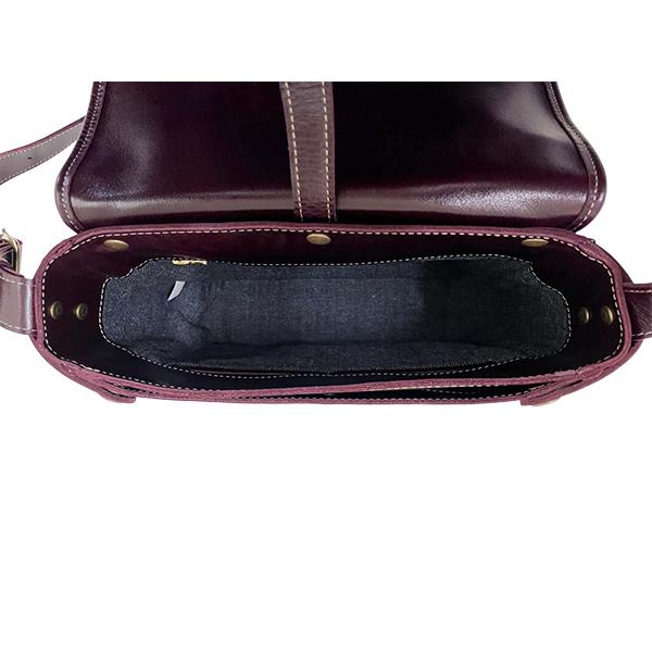 Y'2 LEATHER ワイツーレザー メールバック BG-10-S-A チェリー ANILINE STEER MAIL BAG SMALL 鞄 レザー 牛革 ショルダーバッグ 斜め掛け アメカジ メンズの画像