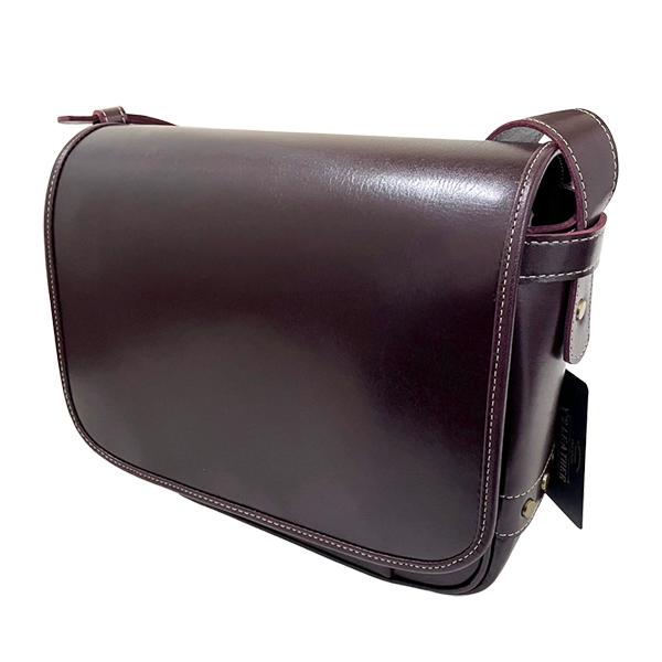 Y'2 LEATHER ワイツーレザー メールバック BG-10-S-A チェリー ANILINE STEER MAIL BAG SMALL 鞄 レザー 牛革 ショルダーバッグ 斜め掛け アメカジ メンズの画像