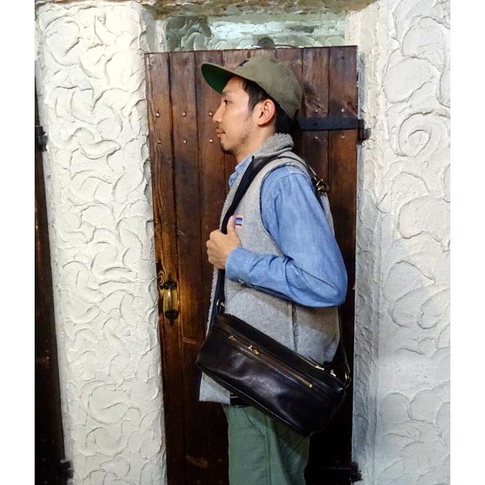 Y'2 LEATHER ワイツーレザー ショルダーバッグ BG-02 HORSE HIDE