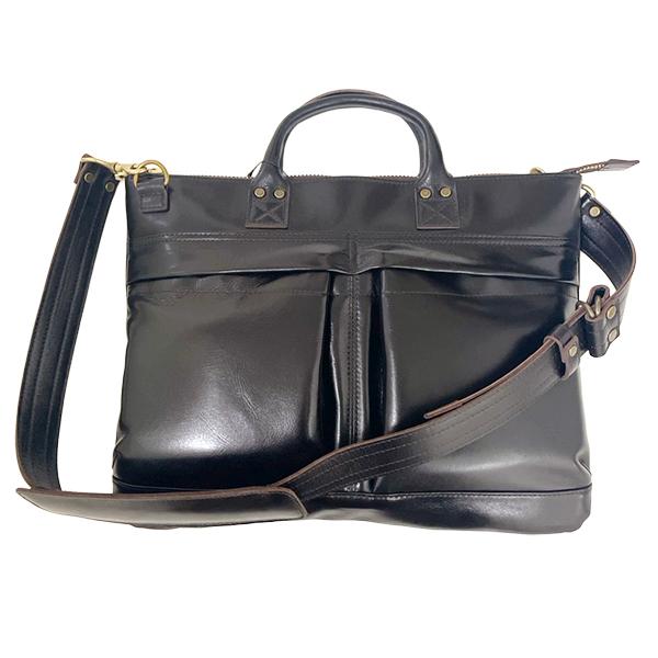 Y'2 LEATHER ワイツーレザー ヘルメットバッグ BG-20 ANILINE STEER