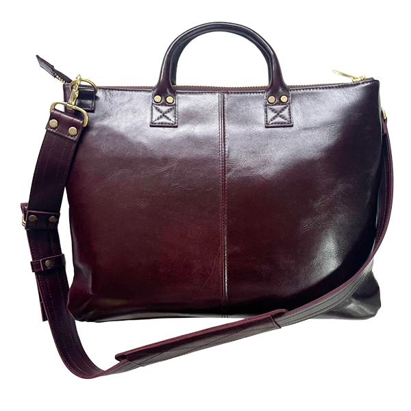 Y'2 LEATHER ワイツーレザー ヘルメットバッグ BG-20 CHERRY ANILINE