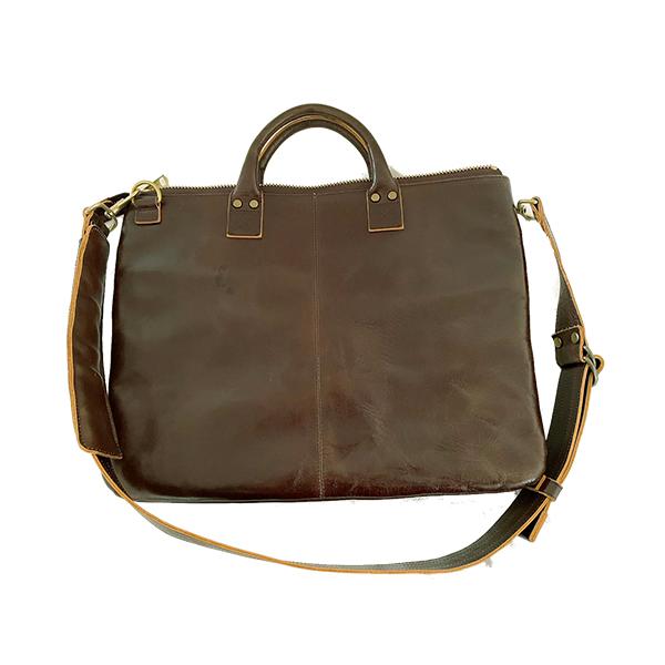 Y'2 LEATHER ワイツーレザー ヘルメットバッグ BG-20 HORSE HIDE HELMET BAG プルアップホース ショルダーバッグ 鞄 馬革 ミリタリー アメカジ バイカー メンズ |  | 06