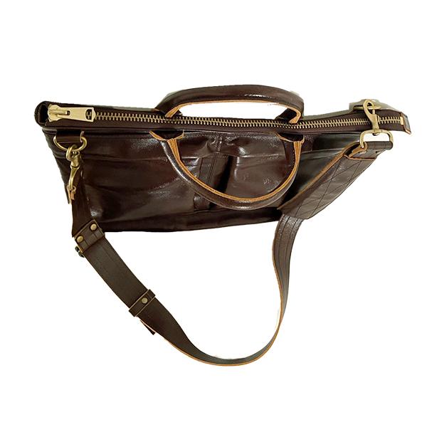 Y'2 LEATHER ワイツーレザー ヘルメットバッグ BG-20 HORSE HIDE HELMET BAG プルアップホース ショルダーバッグ 鞄 馬革 ミリタリー アメカジ バイカー メンズ |  | 08