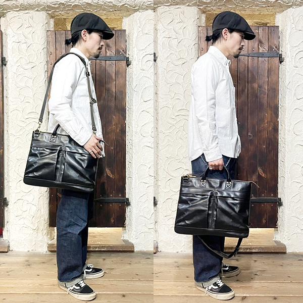 Y'2 LEATHER ワイツーレザー ヘルメットバッグ BG-20 HORSE HIDE