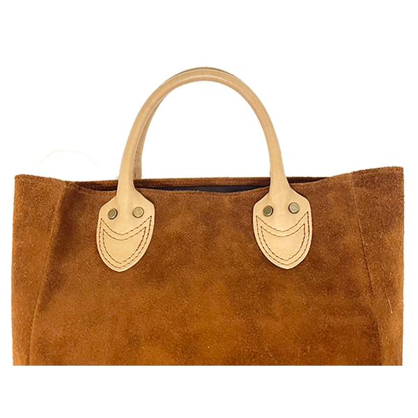 Y'2 LEATHER ワイツーレザー トートバッグ BG-22 STEER ROUGHOUT KAKISHIBU HORSE TOTE BAG CAMEL ステアラフアウト 柿渋ホース 鞄 アメカジ メンズ |  | 04