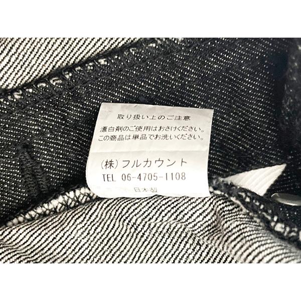 FULLCOUNT（フルカウント） ブラックデニム ショートパンツ 1904BK 5 