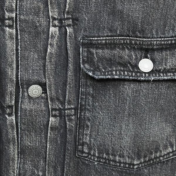 FULLCOUNTスーパーラフ インディゴ×ブラック デニムジャケット 2025SS】2107BKHW-SP Type 1 Black Denim Jacket Dartford Splat