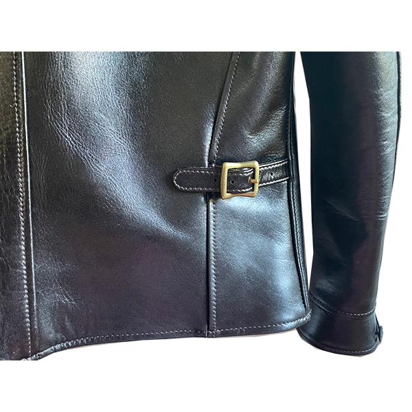 Y'2 LEATHER ワイツーレザー シングルライダース LSR-42 BLACK(TEA