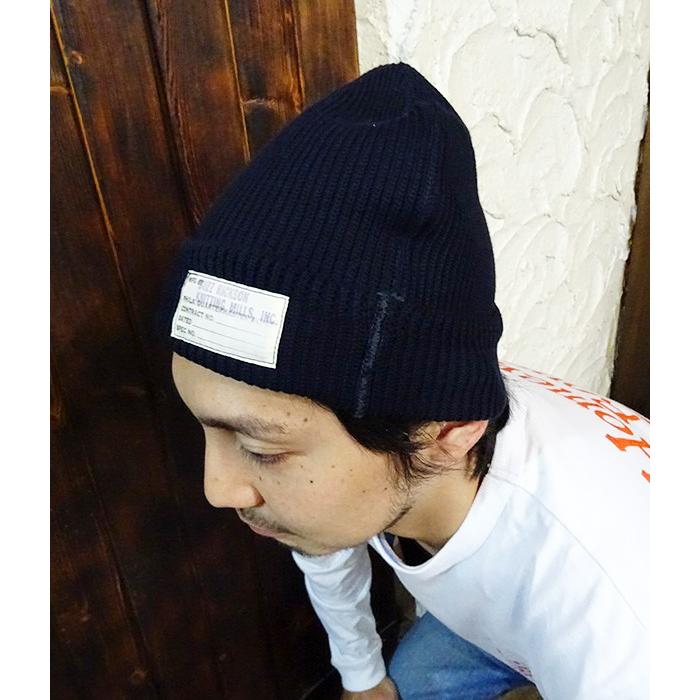 BUZZ RICKSON'S バズリクソンズ ニット帽 BR02186 WATCH CAP COTTON VERSION 帽子 コットン製 ワッチキャップ シンプル メンズ ミリタリー アメカジ 定番 東洋 | BUZZ RICKSON'S | 05