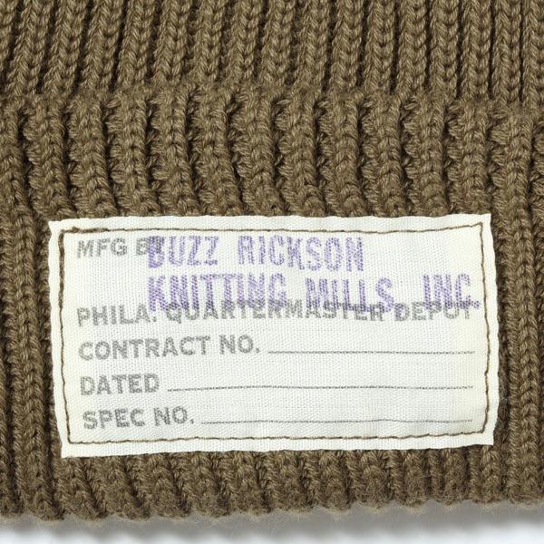 BUZZ RICKSON'S バズリクソンズ ニット帽 BR02186 WATCH CAP COTTON VERSION 帽子 コットン製 ワッチキャップ シンプル メンズ ミリタリー アメカジ 定番 東洋 | BUZZ RICKSON'S | 07