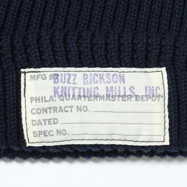 BUZZ RICKSON'S バズリクソンズ ニット帽 BR02186 WATCH CAP COTTON VERSION 帽子 コットン製 ワッチキャップ シンプル メンズ ミリタリー アメカジ 定番 東洋 | BUZZ RICKSON'S | 09