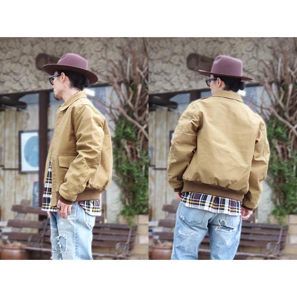 バズリクソンズ  BUZZ RICKSON'S フライトジャケット BR15767 AVIATION ASSOCIATES A-2 ミリタリー ジャングルクロス メンズ アウター アメカジ 日本製 東洋 | BUZZ RICKSON'S | 03