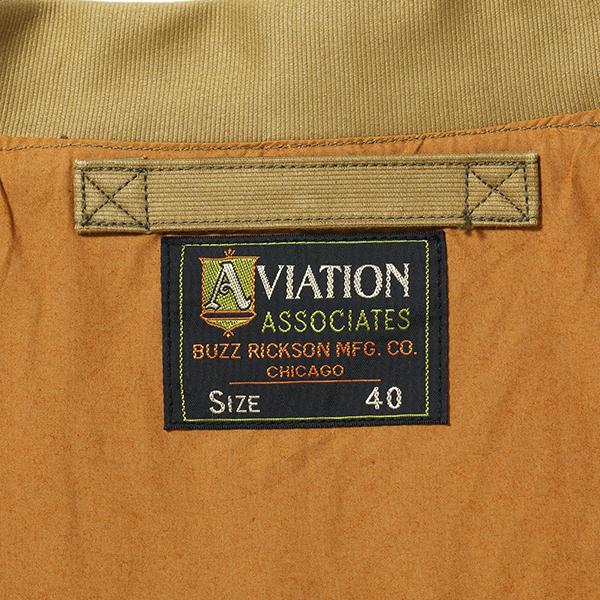 バズリクソンズ  BUZZ RICKSON'S フライトジャケット BR15767 AVIATION ASSOCIATES A-2 ミリタリー ジャングルクロス メンズ アウター アメカジ 日本製 東洋 | BUZZ RICKSON'S | 09
