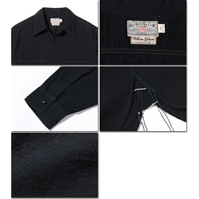 BUZZ RICKSON'S バズリクソンズ シャンブレーシャツ BR29143 ブラック