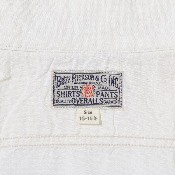 BUZZ RICKSON'S バズリクソンズ シャンブレーシャツ BR35857 WHITE