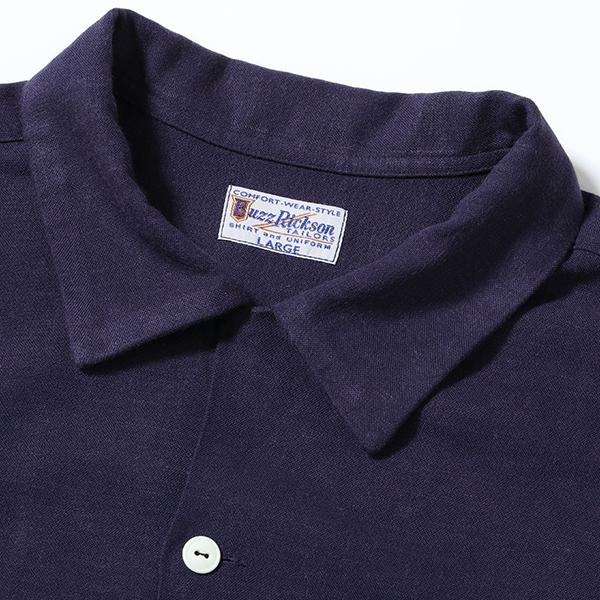 グレイソン　半袖シャツ ネイビー襟 小柄・低身長な男性のためのシャツ The XS HS Shirt/半袖