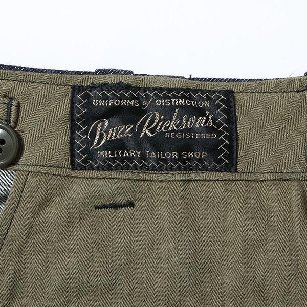 バズリクソンズ BUZZ RRICKSON'S トラウザーズ BR42596 TROUSERS Type M-1943 DENIM CIVILIAN MODEL デニム ワイドパンツ ミリタリー アメカジ メンズ 東洋 | BUZZ RICKSON'S | 05