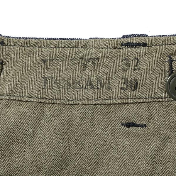 バズリクソンズ BUZZ RRICKSON'S トラウザーズ BR42596 TROUSERS Type M-1943 DENIM CIVILIAN MODEL デニム ワイドパンツ ミリタリー アメカジ メンズ 東洋 | BUZZ RICKSON'S | 06