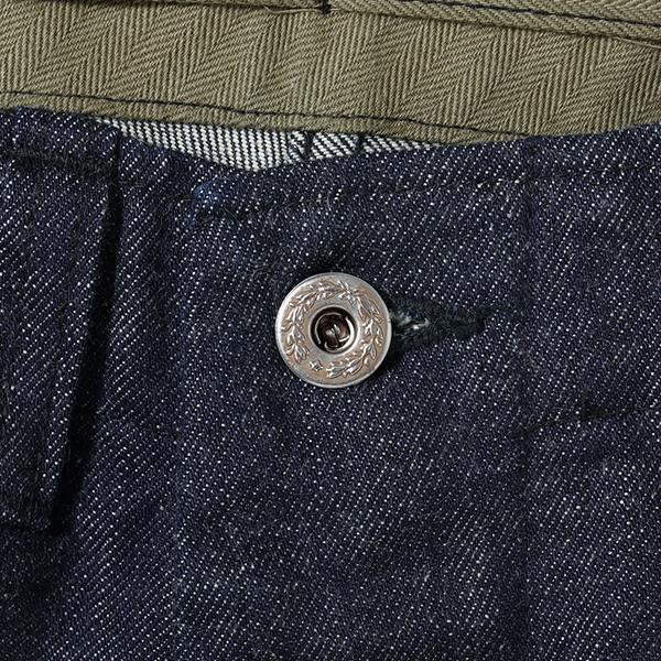 バズリクソンズ BUZZ RRICKSON'S トラウザーズ BR42596 TROUSERS Type M-1943 DENIM CIVILIAN MODEL デニム ワイドパンツ ミリタリー アメカジ メンズ 東洋 | BUZZ RICKSON'S | 07
