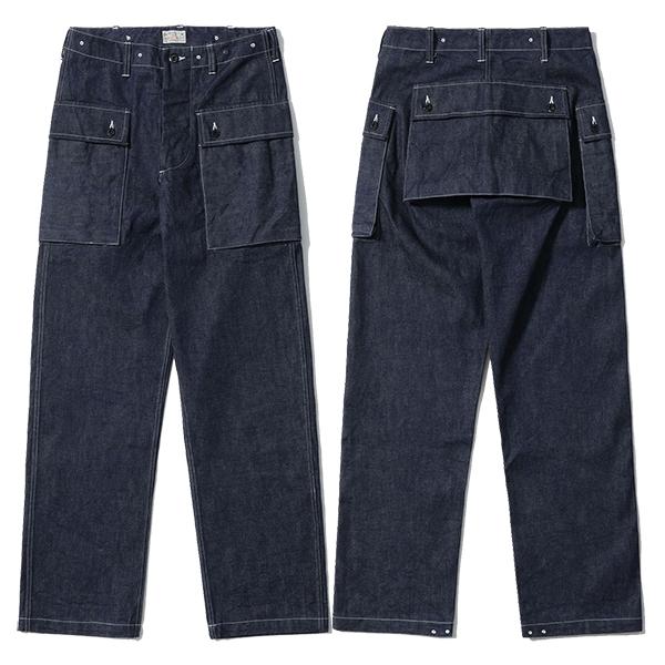 バズリクソンズ BUZZ RICKSONS モンキーパンツ BR42637 U.S. MARINE CORPS M-1944 DENIM CIV. PANTS ミリタリー デニム ボトム アメカジ 東洋 メンズの画像