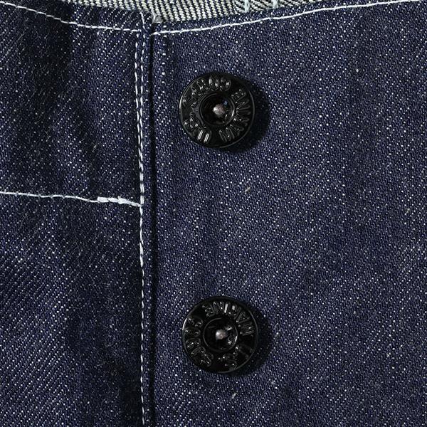 バズリクソンズ BUZZ RICKSONS モンキーパンツ BR42637 U.S. MARINE CORPS M-1944 DENIM CIV. PANTS ミリタリー デニム ボトム アメカジ 東洋 メンズの画像