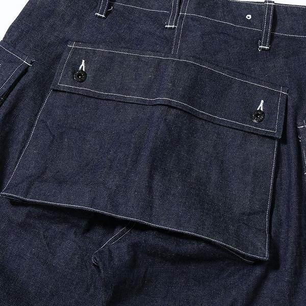 バズリクソンズ BUZZ RICKSONS モンキーパンツ BR42637 U.S. MARINE CORPS M-1944 DENIM CIV. PANTS ミリタリー デニム ボトム アメカジ 東洋 メンズの画像