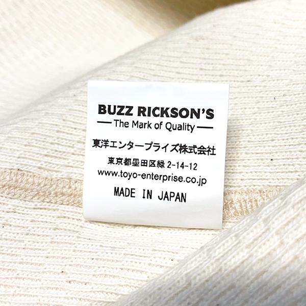バズリクソンズ BUZZ RICKSON'S ワッフルヘンリーネックTシャツ BR68130 THERMAL HENLEY NECK T-SHIRT 長袖 ミリタリー サーマル アメカジ 東洋 メンズ 定番 | BUZZ RICKSON'S | 18