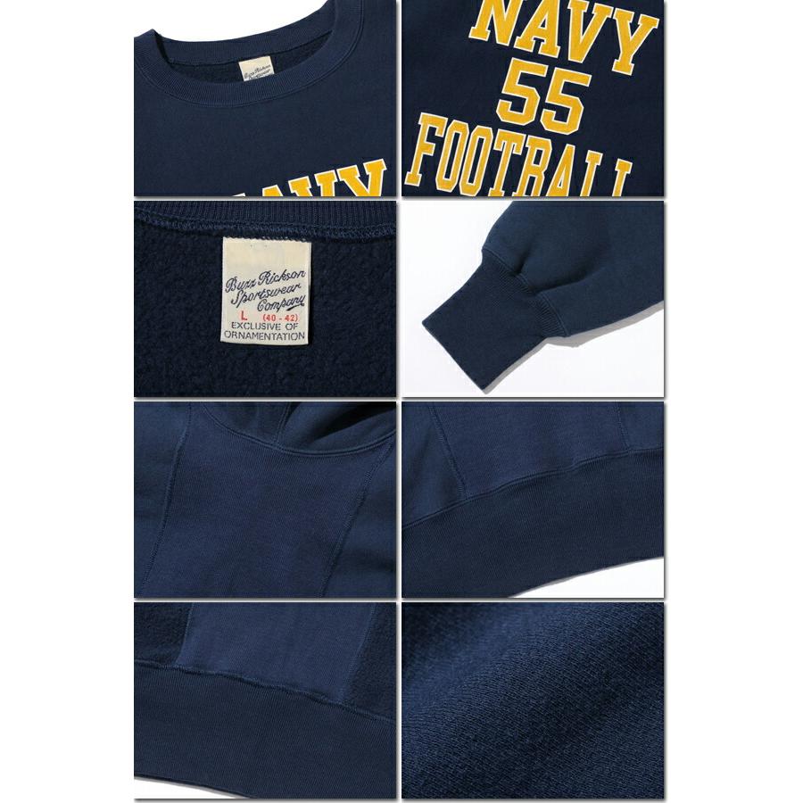 ［美品］BUZZ RICKSON'S 　40-42 スウェット　NAVY BUZZ RICKSON'S バズリクソンズ スウェット BR69140 NAVY リバース