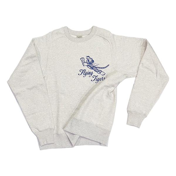 バズリクソンズ BUZZ RICKSON'S BR69636 フリーダムスリーブ スウェット FYING TIGERS トレーナー メンズ 肉厚 裏起毛 ミリタリー 日本製 アメカジ 東洋 新作 | BUZZ RICKSON'S | 10