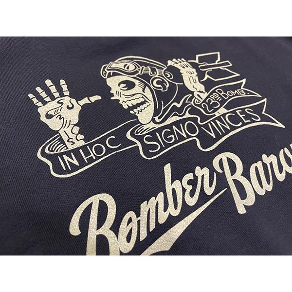 バズリクソンズ BUZZRICKSON'S BR69637 フリーダムスリーブ スウェット BOMBER BARONS トレーナー メンズ 肉厚 裏起毛 ミリタリー 日本製 アメカジ 東洋 新作 | BUZZ RICKSON'S | 15