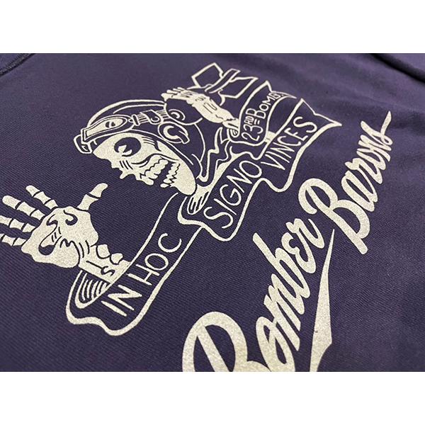 バズリクソンズ BUZZRICKSON'S BR69637 フリーダムスリーブ スウェット BOMBER BARONS トレーナー メンズ 肉厚 裏起毛 ミリタリー 日本製 アメカジ 東洋 新作 | BUZZ RICKSON'S | 08