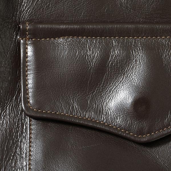 バズリクソンズ BUZZ RICKSONS フライトジャケット BR80644 赤リブ A-2 CONTRACT No.W535 ac-21996 レザー 馬革 ミリタリー ヴィンテージ アメカジ メンズ | BUZZ RICKSON'S | 17