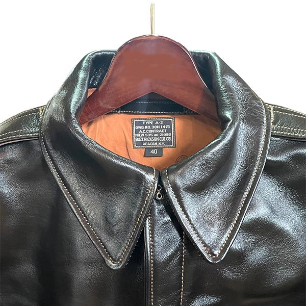 バズリクソンズ BUZZ RICKSONS フライトジャケット BR80689 赤リブ レザー Type A-2 CONTRACT No.W535 ac-21996 アメカジ メンズ | BUZZ RICKSON'S | 04