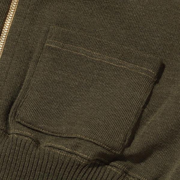 バズリクソンズ  BUZZ RICKSON'S ウールニット BR90259 Type C-2 フライトジャケット 防寒用 インナー カーディガン 羽織り ミリタリー メンズ アメカジ 東洋 | BUZZ RICKSON'S | 10