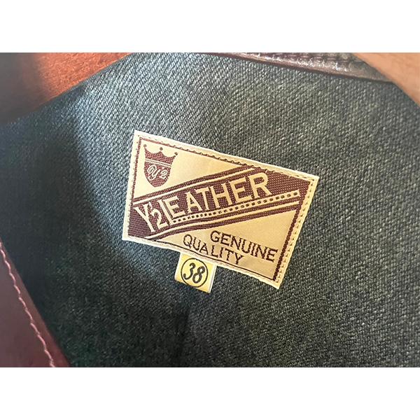 Y'2 LEATHER ワイツーレザー カーコート LSC-76-C CHERRY ANILINE