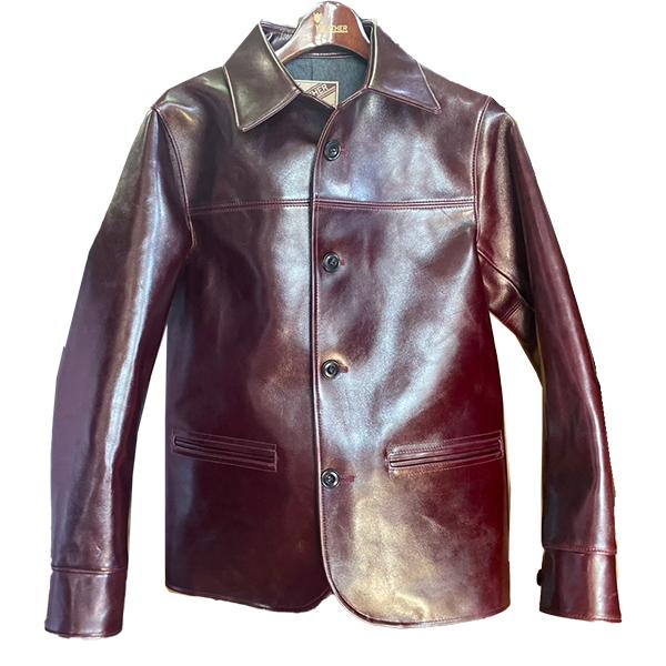 Y'2 LEATHER ワイツーレザー カーコート LSC-76-C CHERRY ANILINE