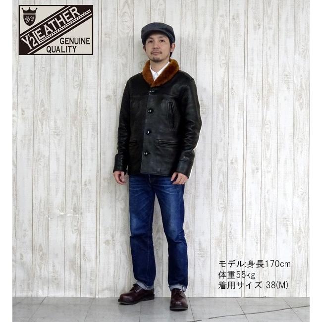 Y'2LEATHER ワイツーレザー カーコート ジャケット DC-89 Y'2LEATHER ワイツーレザー カーコート ジャケット DC-89