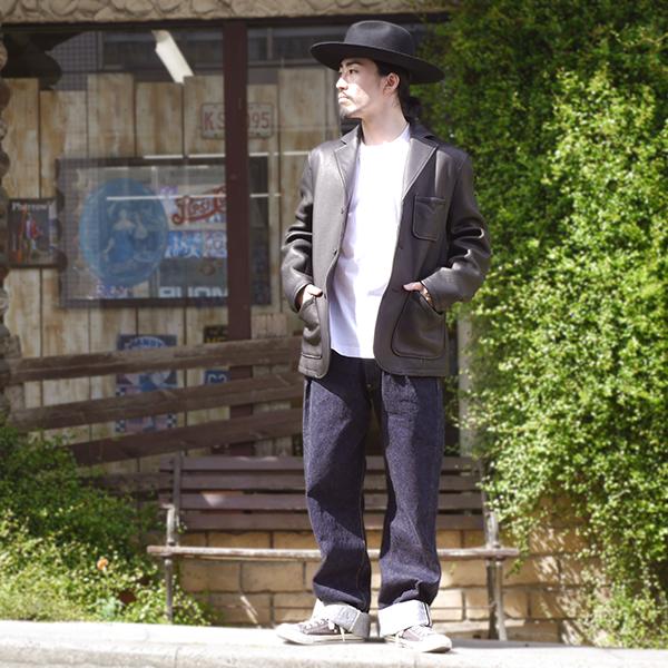 Y'2 LEATHER ワイツーレザー サックジャケット DJ-24 ディアスキン