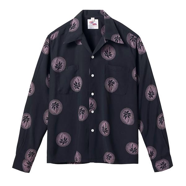 デューク・カハナモク DUKE KAHANAMOKU アロハシャツ DK29635 長袖 レーヨン パームツリー SPECIAL EDITION WONDROUS PALM TREE アメカジ メンズ 新作 | SUN SURF | 05