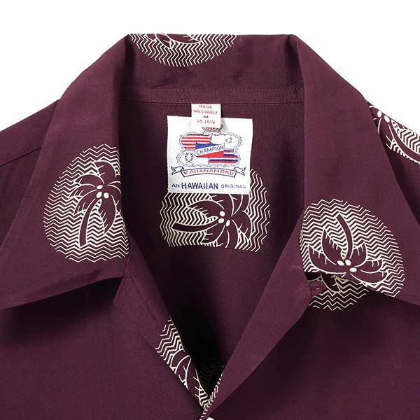 デューク・カハナモク DUKE KAHANAMOKU アロハシャツ DK29635 長袖 レーヨン パームツリー SPECIAL EDITION WONDROUS PALM TREE アメカジ メンズ 新作 | SUN SURF | 08