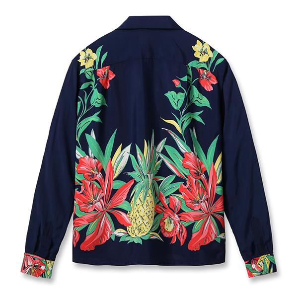 DUKE KAHANAMOKU デューク・カハナモク アロハシャツ DK29637 ORCHID