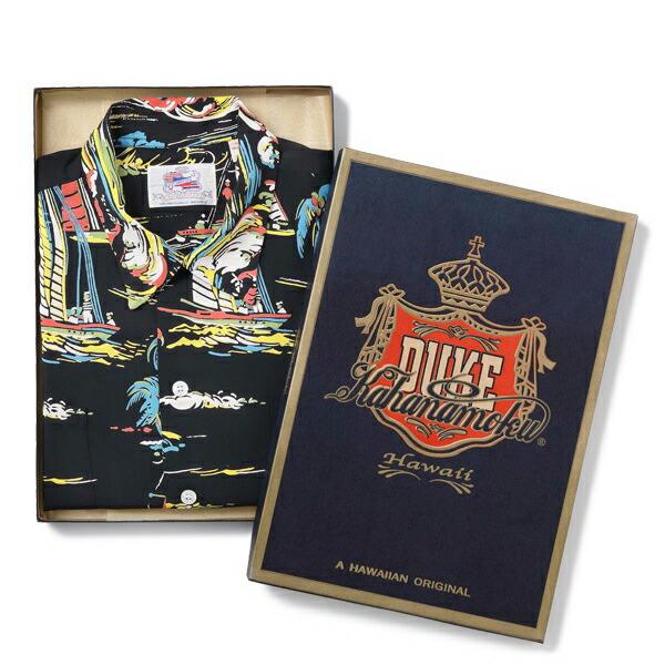 DUKE KAHANAMOKU デューク・カハナモク アロハシャツ DK39040 FISHING