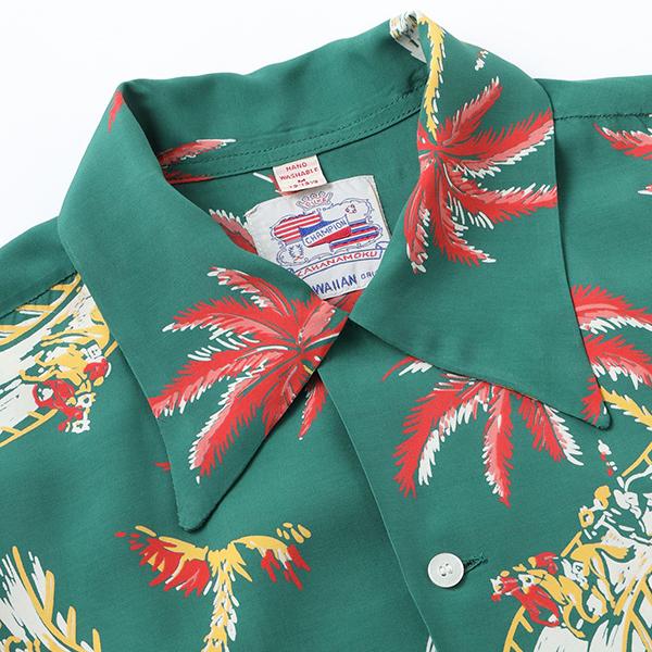 デューク・カハナモク DUKE KAHANAMOKU アロハシャツ DK39239 スペシャルエディション DERBY ハワイアンシャツ 半袖 レーヨン サンサーフ 東洋 メンズ 日本製 | DUKE KAHANAMOKU | 11