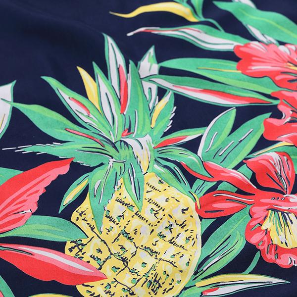 DUKE KAHANAMOKU デューク・カハナモク アロハシャツ DK39638 ORCHID 