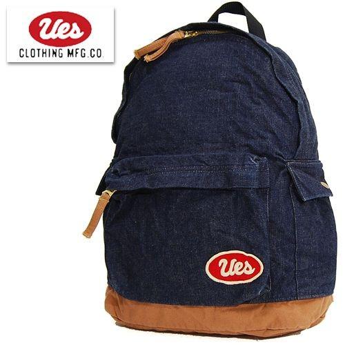 未使用 完売品 UES ウエス デニム リュック デイパック DP-1 UES UES ウエス バック リュック デニム デイパック DP-1