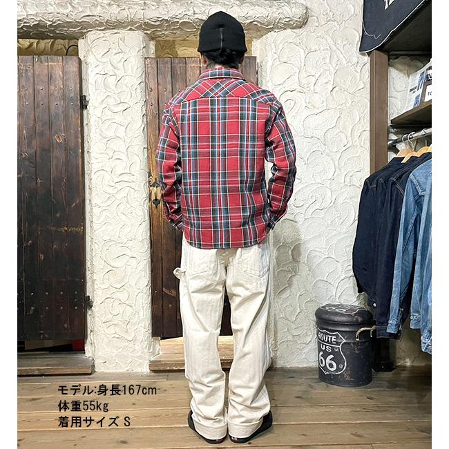 FOB FACTORY ファクトリー ペインターパンツ F0485 HBT PAINTER PANTS ヘリンボーンツイル ボトム ストレート ワイド ワークパンツ アメカジ メンズ | FOB FACTORY | 03