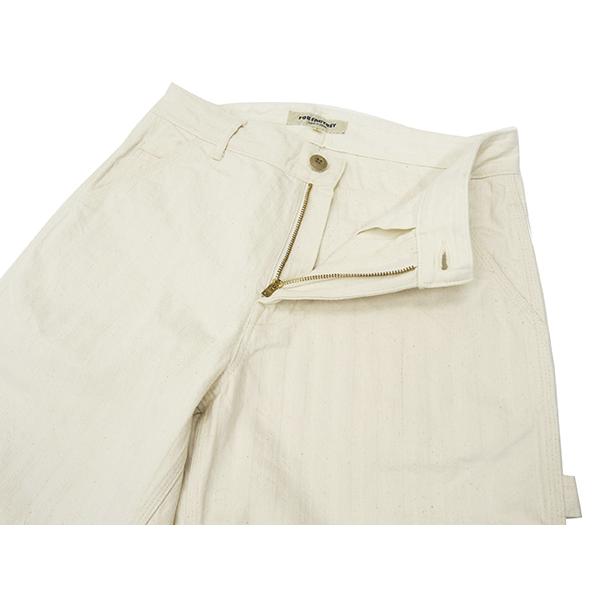 FOB FACTORY ファクトリー ペインターパンツ F0485 HBT PAINTER PANTS ヘリンボーンツイル ボトム ストレート ワイド ワークパンツ アメカジ メンズ | FOB FACTORY | 06